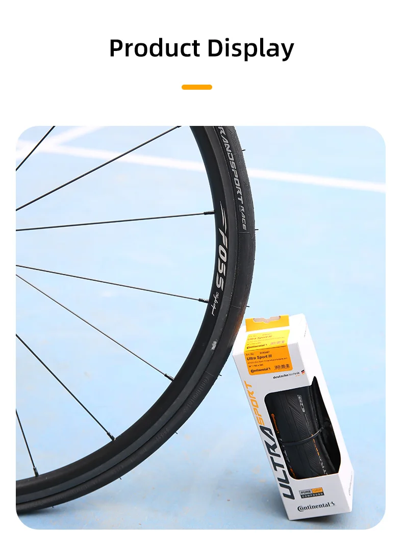 2pcs Continental Road Tire ULTRA Sport III & GRAND Sport Race Speed 700 × 25C/28C Road Bicycle Clincher Foldable Gravel Tire