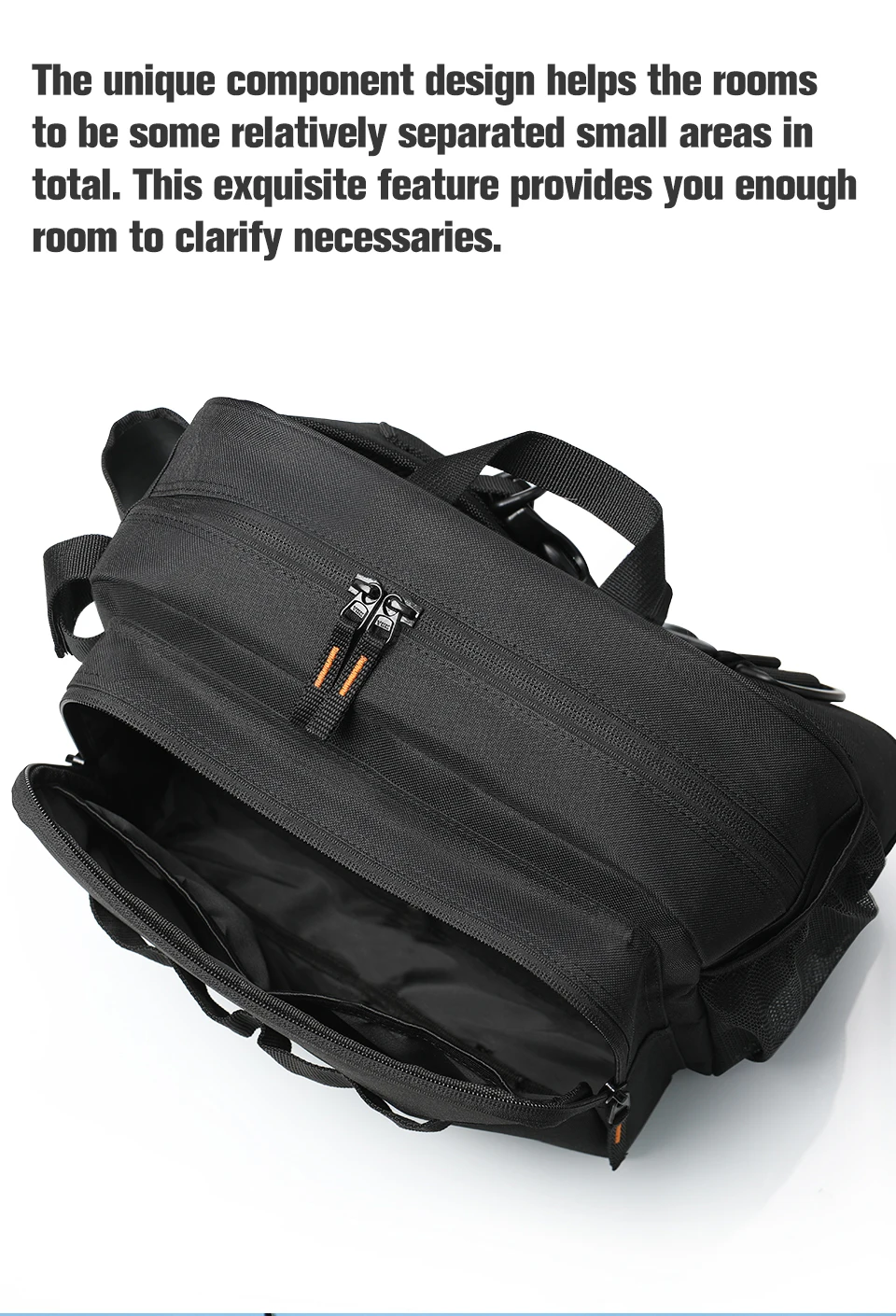 TSURINOYA Fishing Tackle Bag Large Capacity Multifunctional Lure Pack Outdoor Shoulder Bag and Hip Bag Boxes Plier Storage