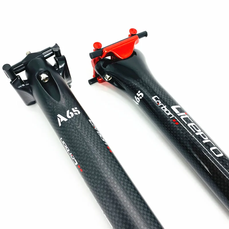 Litepro For Brompton Carbon Fiber Seatpost 31.8mm *580mm Ultralight Folding Bike Seatpost Seat Tube