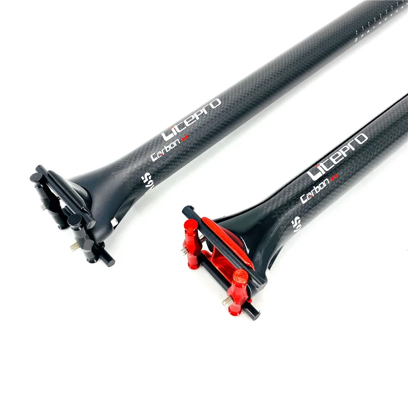 Litepro For Brompton Carbon Fiber Seatpost 31.8mm *580mm Ultralight Folding Bike Seatpost Seat Tube