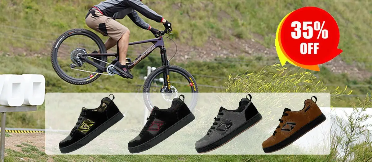 AVITUS Mountain Bike Shoes Men Sneakers Rubber Sole+Shoelace Flat Pedal Zapatillas MTB Shoe For Freerider Enduro Cycling Shoes