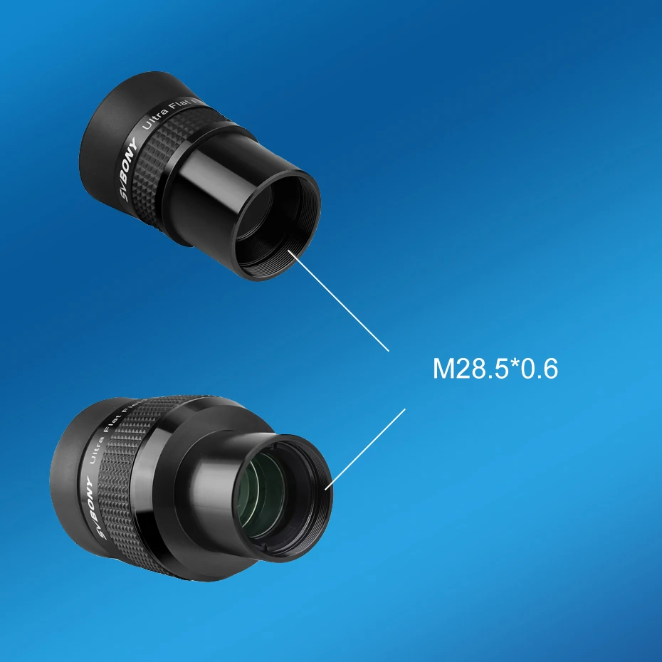 Svbony SV190 Telescope Eyepiece 1.25" UF10mm/18mm Ultra Flat Field Eyepiece FMC