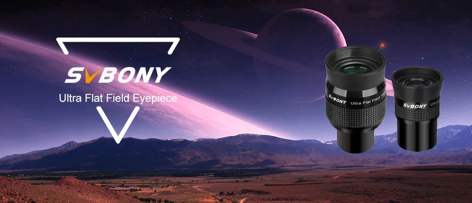 Svbony SV190 Telescope Eyepiece 1.25" UF10mm/18mm Ultra Flat Field Eyepiece FMC