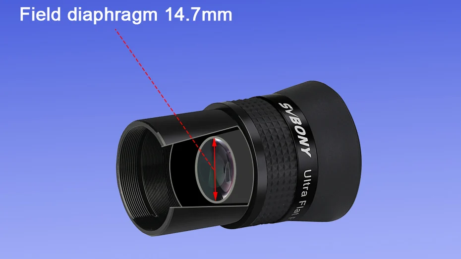 Svbony SV190 Telescope Eyepiece 1.25" UF10mm/18mm Ultra Flat Field Eyepiece FMC