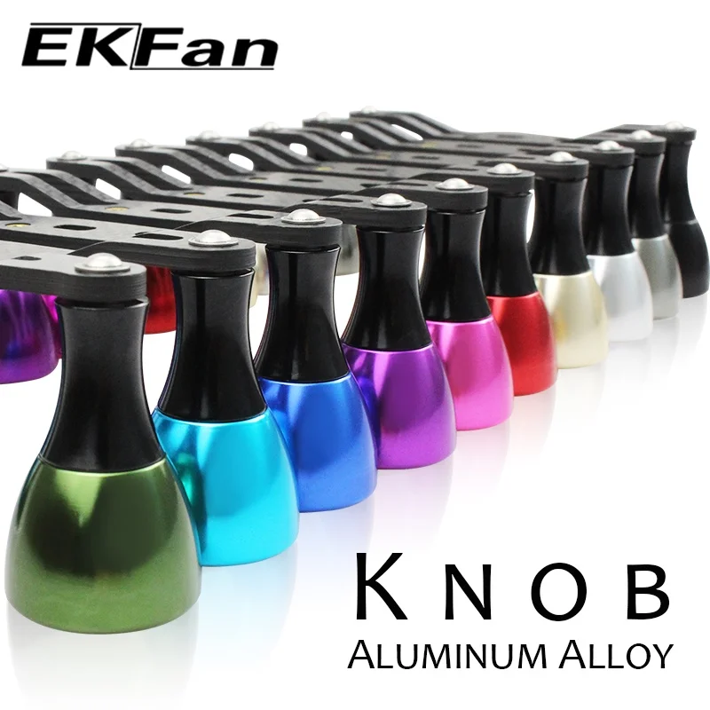 EKfan 130MM 105MM Suitable For DAI&SHI New Carbon Fiber Fishing Handle For Bait Casting Water-drop And Drum-Wheel Jig Reel
