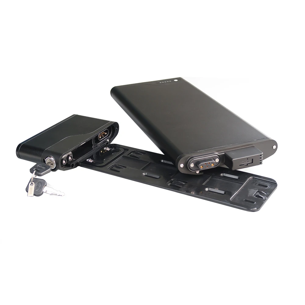 Ultra Thin 24V 36Ah E-Bike Battery Rear Rack Carrier Ebike Battery 36V 8Ah 10Ah 24V 10Ah Electric Bike Battery + Charger