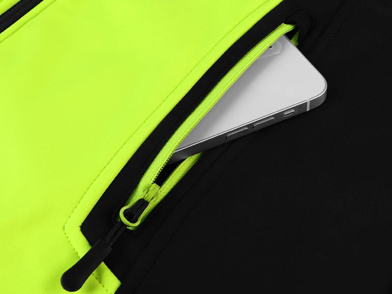 INBIKE Men's Winter Cycling Jacket With Hood Warm Fleece Windbreaker Coat For Men Windproof Outdoor Man Cycling Clothing Hiking