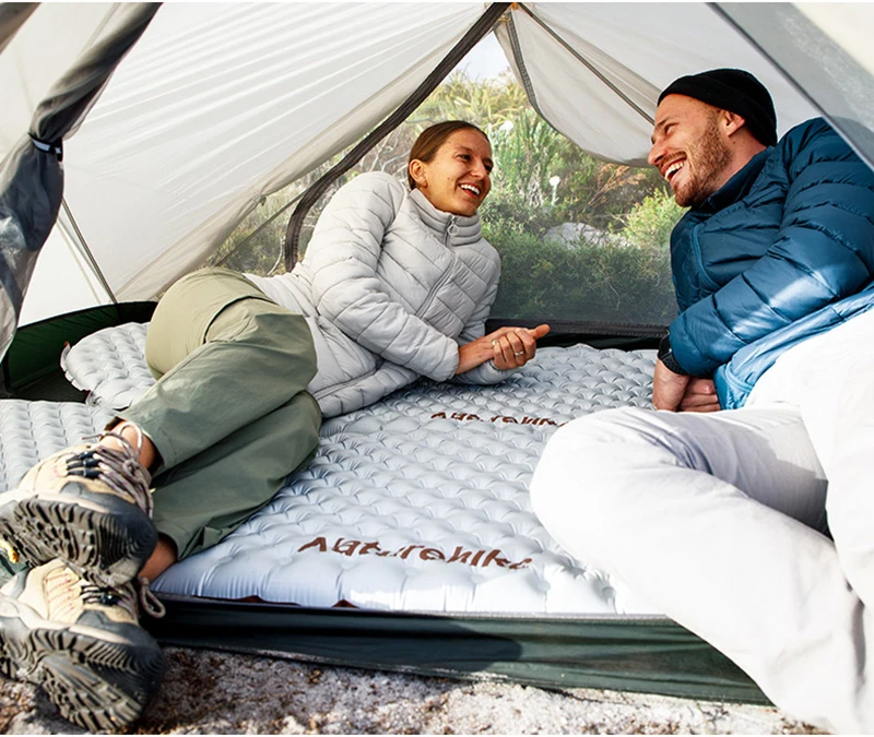 Naturehike Air Mats R Value 5.8 Outdoor Sleeping Pad Ultralight Travel Camping Mattress 1 Person Air Cushion Hiking Trekking