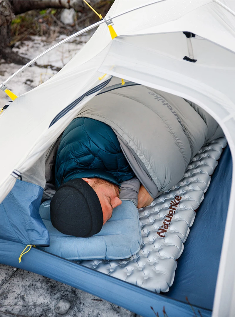 Naturehike Air Mats R Value 5.8 Outdoor Sleeping Pad Ultralight Travel Camping Mattress 1 Person Air Cushion Hiking Trekking