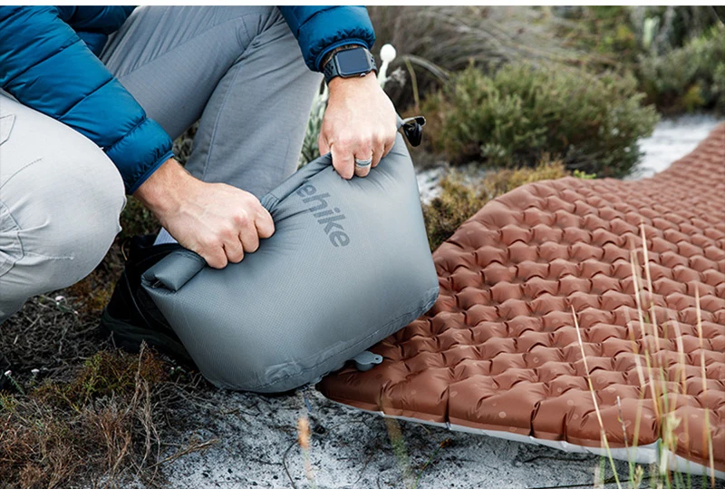 Naturehike Air Mats R Value 5.8 Outdoor Sleeping Pad Ultralight Travel Camping Mattress 1 Person Air Cushion Hiking Trekking