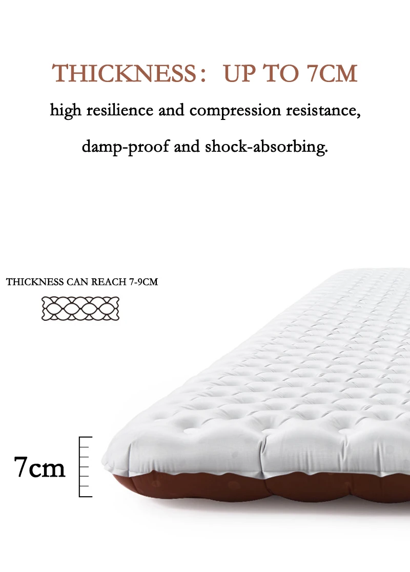 Naturehike Air Mats R Value 5.8 Outdoor Sleeping Pad Ultralight Travel Camping Mattress 1 Person Air Cushion Hiking Trekking