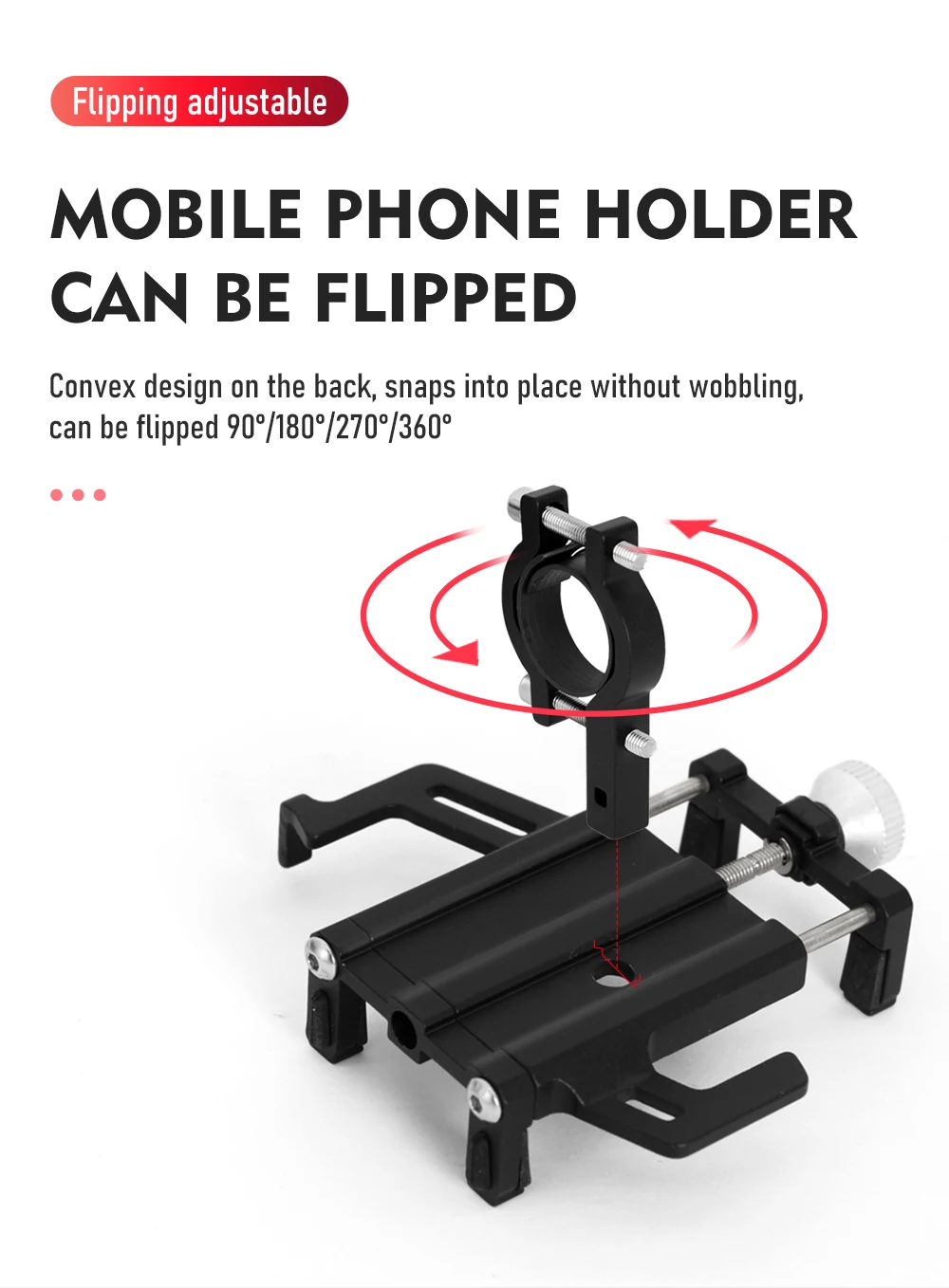 ThinkRider Phone Holder Motorcycle Electric Bicycle Smartphone CNC Aluminum Alloy Bracket Five Claws Mechanical Bike Accessories