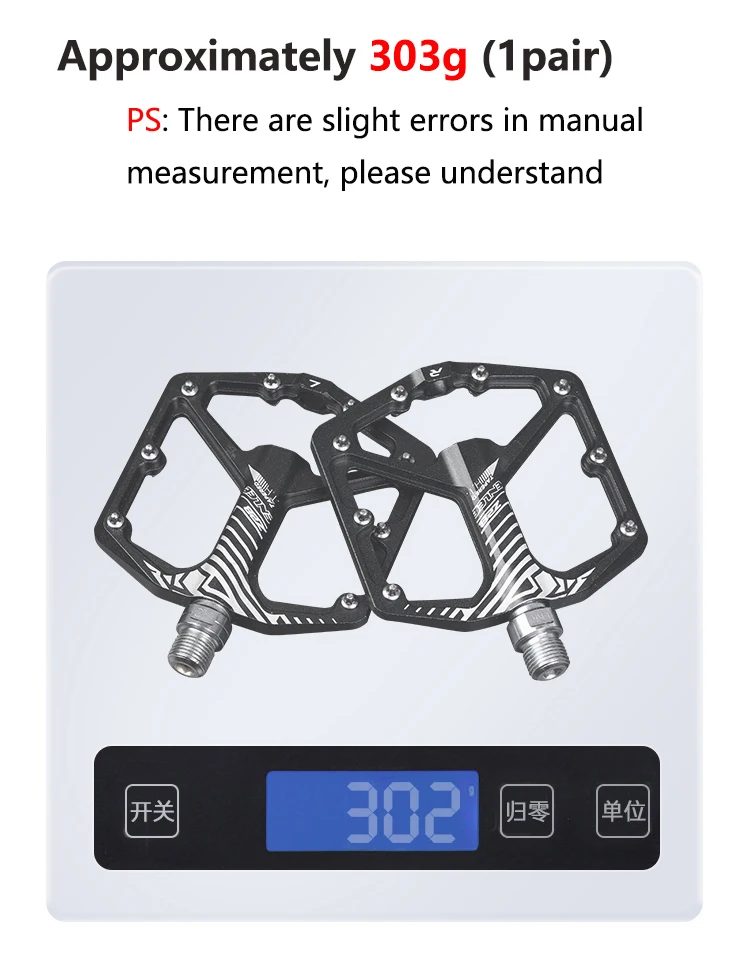 ENLEE MTB Bicycle Pedal Aluminum Alloy Wide Flat XC DH Bicycle Pedal Ultra Light Bicycle Pedal BMX Parts
