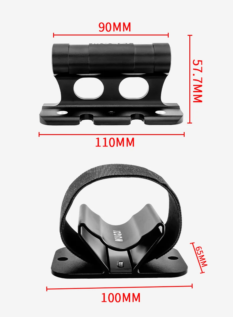 MUQZI Bike Fork Mount Rack Car Roof Rack Car Carrier Bracket MTB Road Folding Bicycle Quick Release Thru Axle Mount Adapter