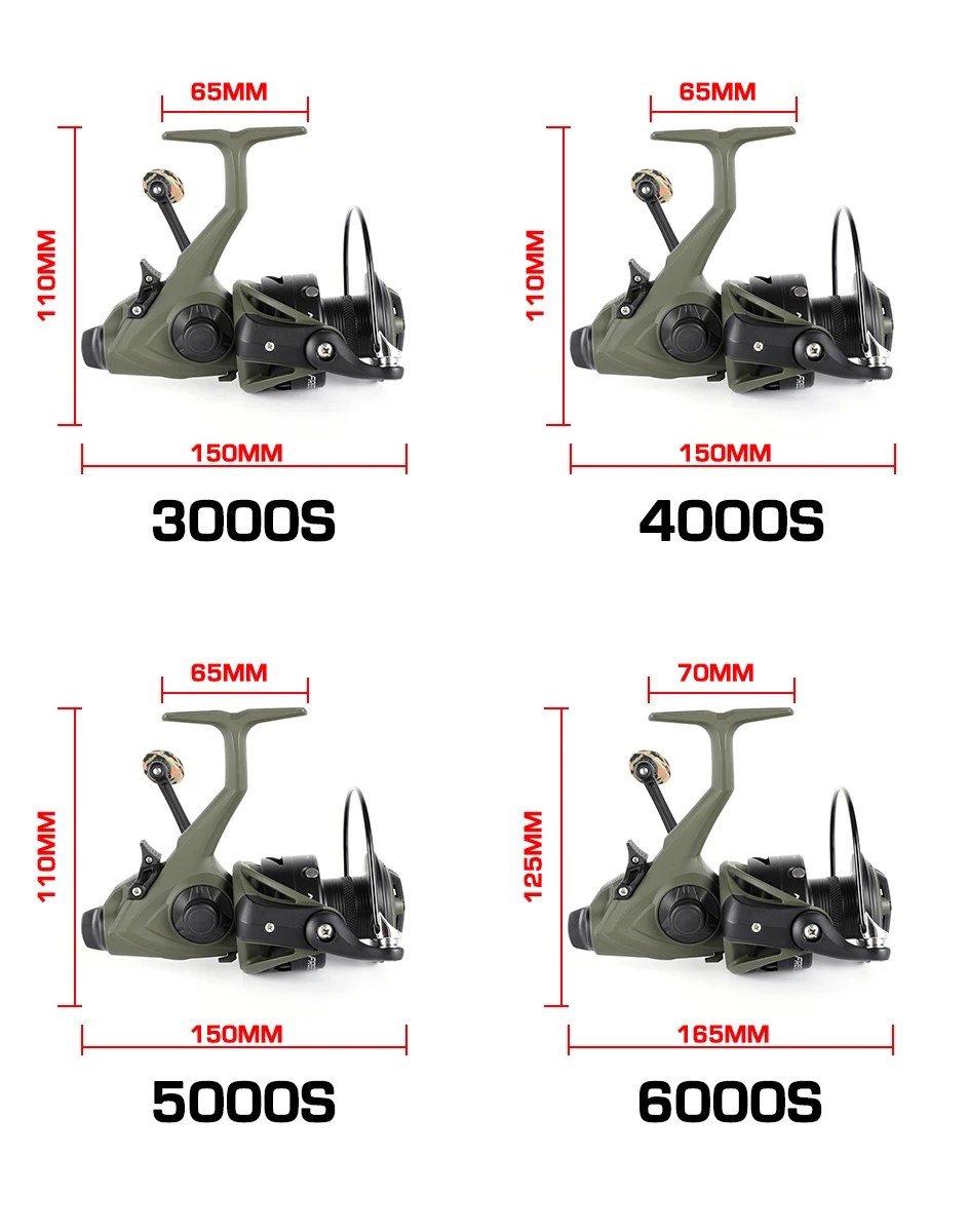 MIFINE FREE RUNNER TX Fishing Reel 5+1BB 3000-6000 Ultralight Spinning Reel 5.1:1 Spare Spool Saltwater Freshwater Carp Reel