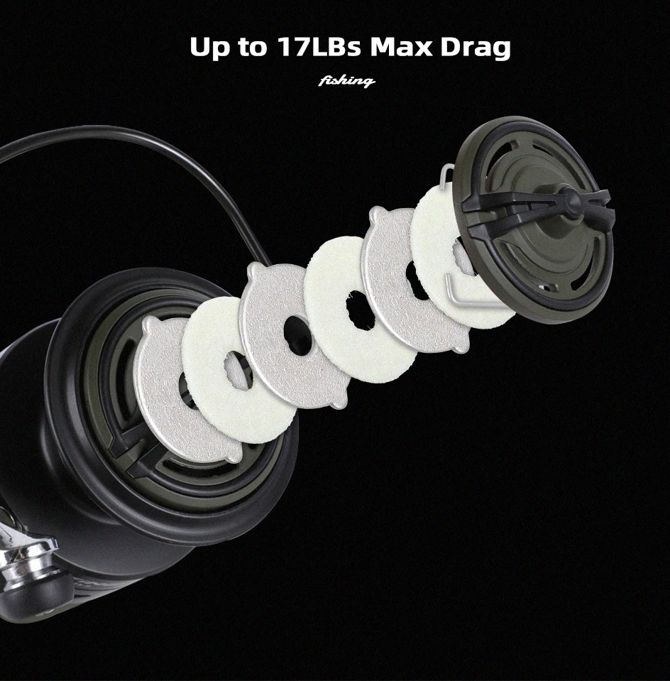 MIFINE FREE RUNNER TX Fishing Reel 5+1BB 3000-6000 Ultralight Spinning Reel 5.1:1 Spare Spool Saltwater Freshwater Carp Reel