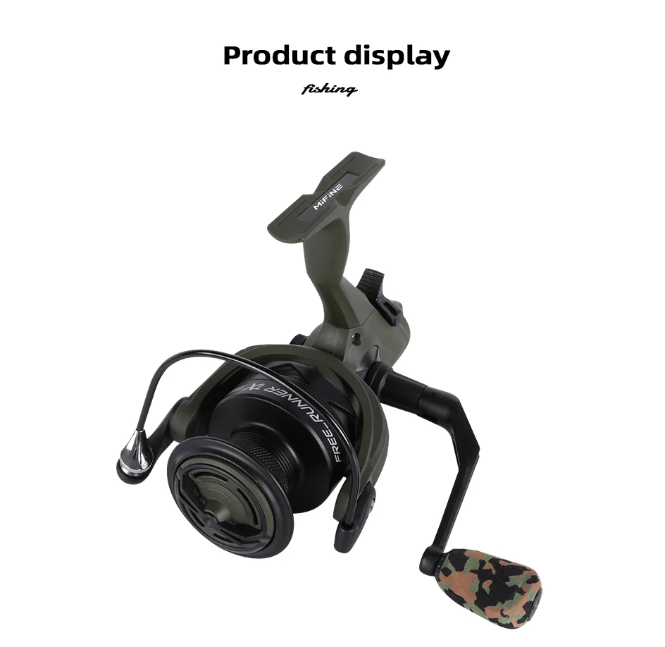 MIFINE FREE RUNNER TX Fishing Reel 5+1BB 3000-6000 Ultralight Spinning Reel 5.1:1 Spare Spool Saltwater Freshwater Carp Reel