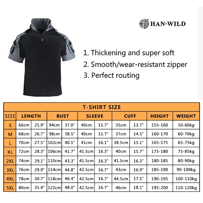 Men's Shirt Tactical T-shirt Safari Combat Shirts Hooded Men Clothing Hunting Clothes Camping Hiking Tees Wear-resistant