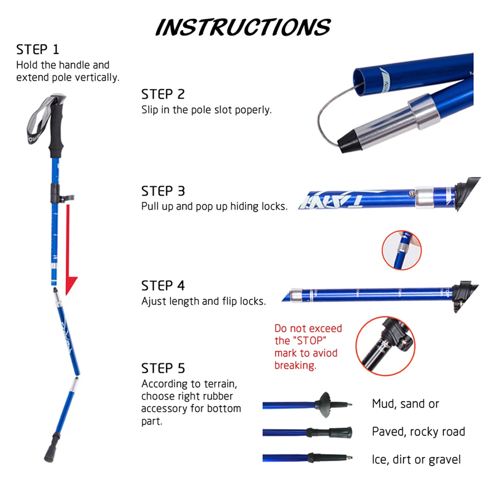 Collapsible Walking Sticks 2Pcs Ultralight Trekking Poles Hiking Travel Anti Shock Alpinism Pole Telescopic Pole Outdoor Running