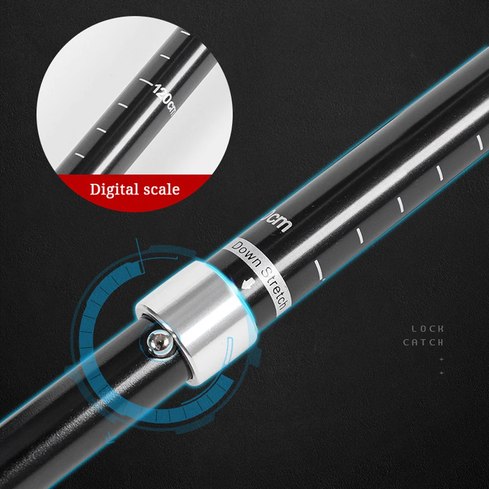 Collapsible Walking Sticks 2Pcs Ultralight Trekking Poles Hiking Travel Anti Shock Alpinism Pole Telescopic Pole Outdoor Running