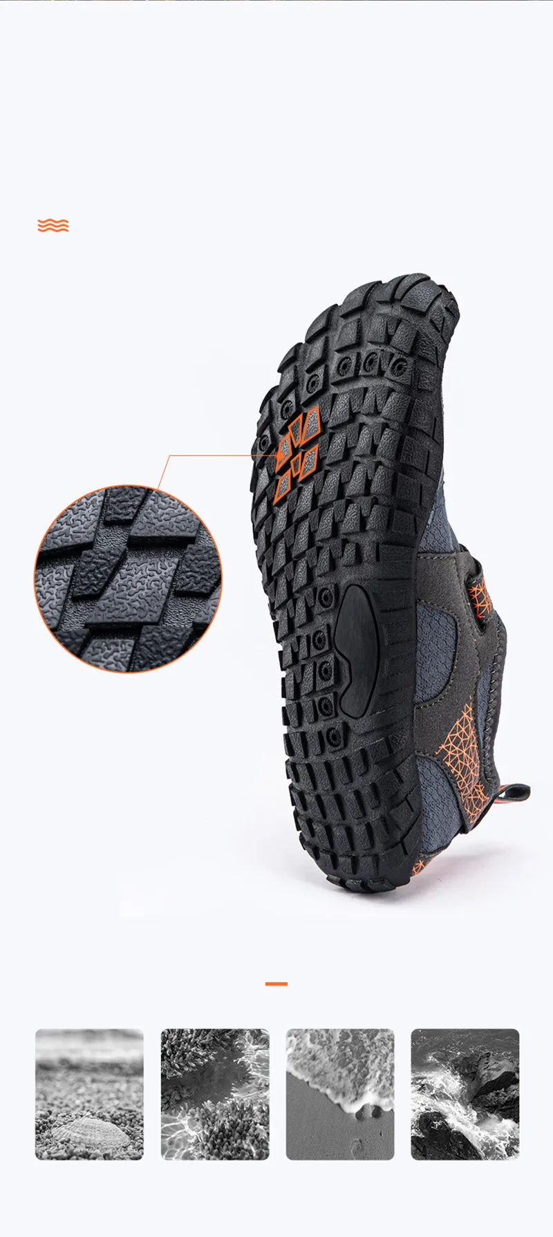 Naturehike Aqua Shoes Quick Dry Beach Shoes Water Socks Summer Barefoot Shoes Water Shoes Men Women Swimming Sea Beach Shoes