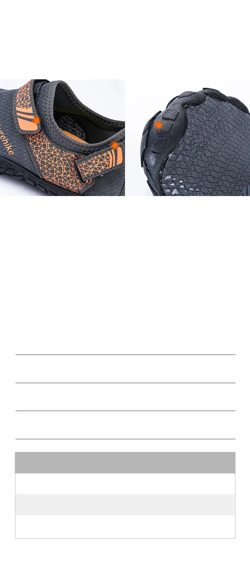 Naturehike Aqua Shoes Quick Dry Beach Shoes Water Socks Summer Barefoot Shoes Water Shoes Men Women Swimming Sea Beach Shoes
