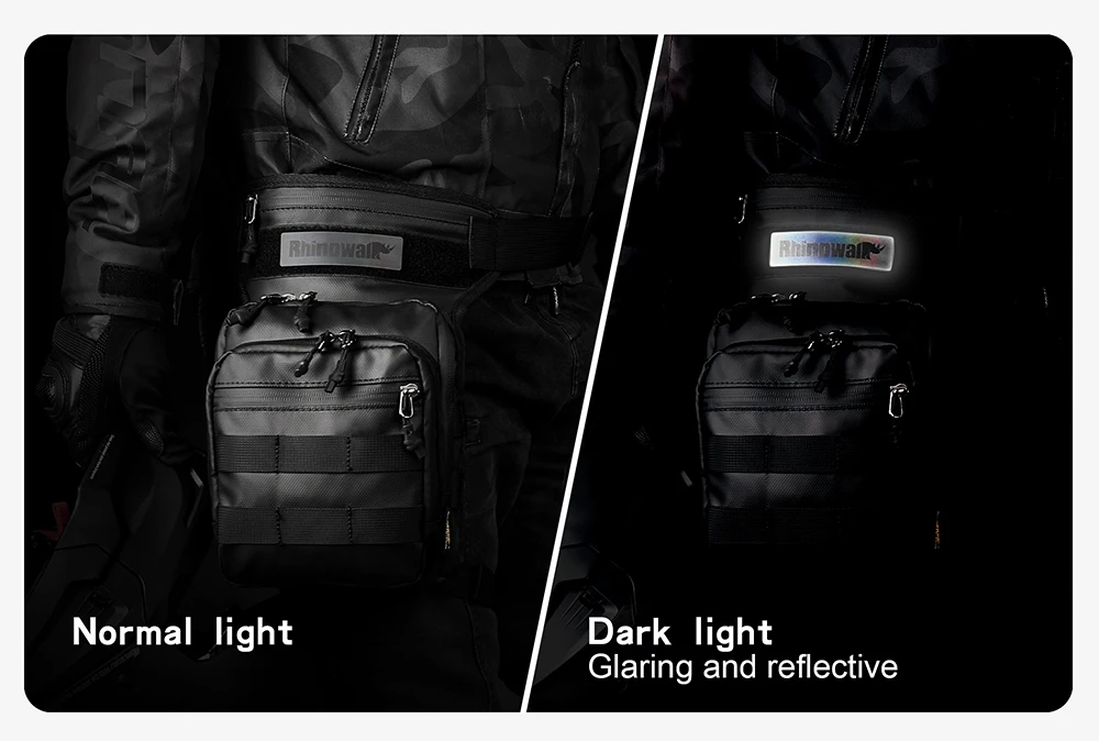 Rhinowalk Waist Leg Bag Thigh Hip BumBelt 3L LargeMessenger Bag Travel Cell/Mobile Phone Purse Fanny Pack MotorDrop Belt Pouch