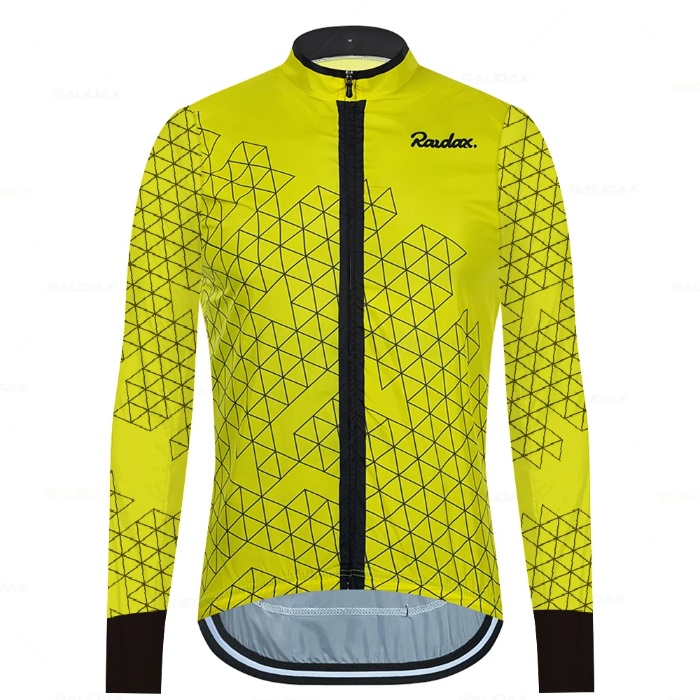 Raudax Cycling Jackets Unisex Bicycle Windproof Cycling Clothing Long Sleeve Winter Cycling Jerseys Autumn Lightweight Jacket
