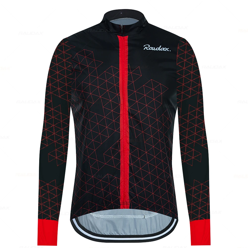 Raudax Cycling Jackets Unisex Bicycle Windproof Cycling Clothing Long Sleeve Winter Cycling Jerseys Autumn Lightweight Jacket