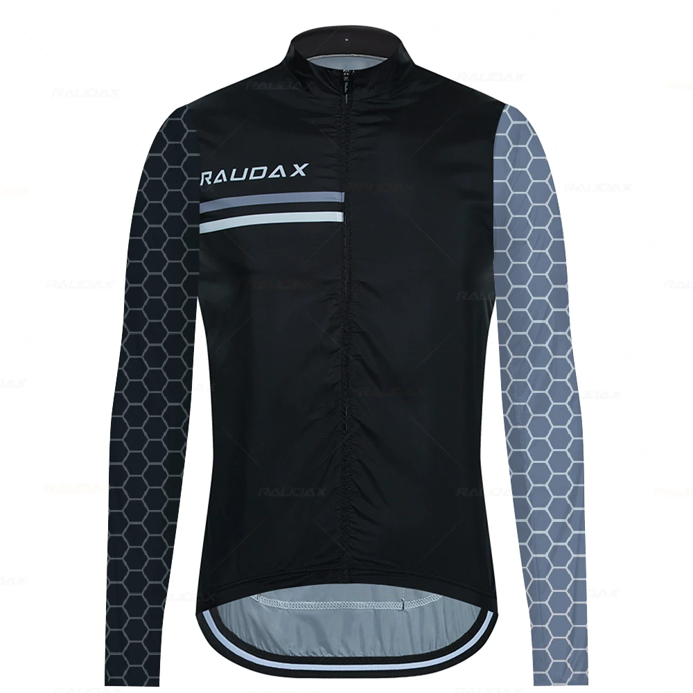 Raudax Cycling Jackets Unisex Bicycle Windproof Cycling Clothing Long Sleeve Winter Cycling Jerseys Autumn Lightweight Jacket