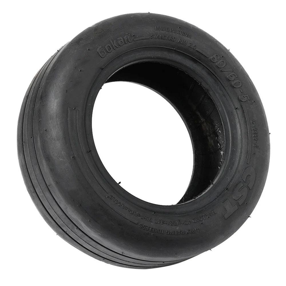 Original 80/60-5 Front Wheel Tire For Ninebot Gokart Pro Kart Kit Outer Tyre Vacuum Tubeless Smooth Tire Parts