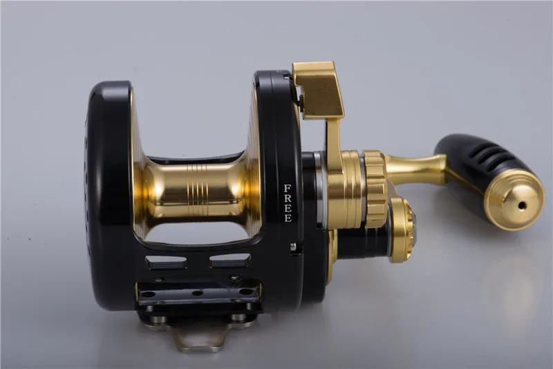 MADOX Fishing Reel 11BB Saltwater Drum Wheel Slow Jigging Reel Max Drag 40KG Drag Sound