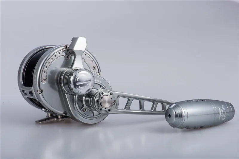 MADOX Fishing Reel 11BB Saltwater Drum Wheel Slow Jigging Reel Max Drag 40KG Drag Sound