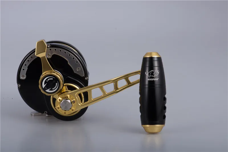 MADOX Fishing Reel 11BB Saltwater Drum Wheel Slow Jigging Reel Max Drag 40KG Drag Sound