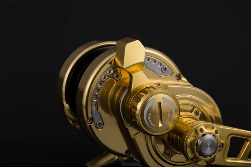 MADOX Fishing Reel 11BB Saltwater Drum Wheel Slow Jigging Reel Max Drag 40KG Drag Sound