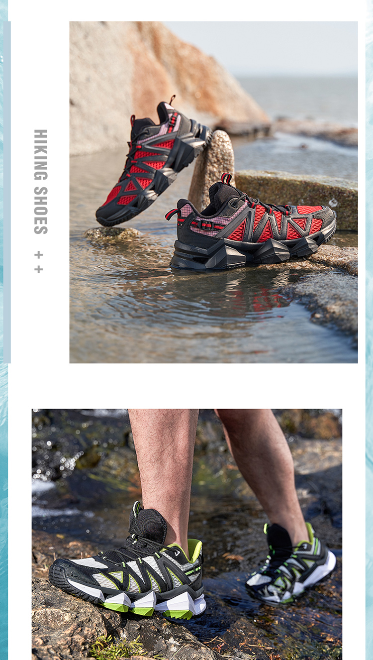 Rax-Men Women Breathable Hiking Water Shoes Water Sports Shoes Summer Hiking Outdoor Walking Fishing