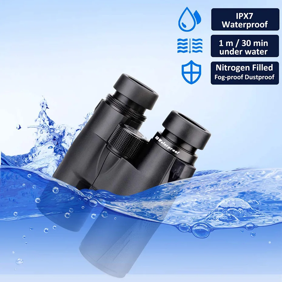 Svbony SV47 Binoculars 8x42/10x42 HD Waterproof BirdWatching Moncular Telescope for Adults FMC Bak4 Prism for Hunting Camping