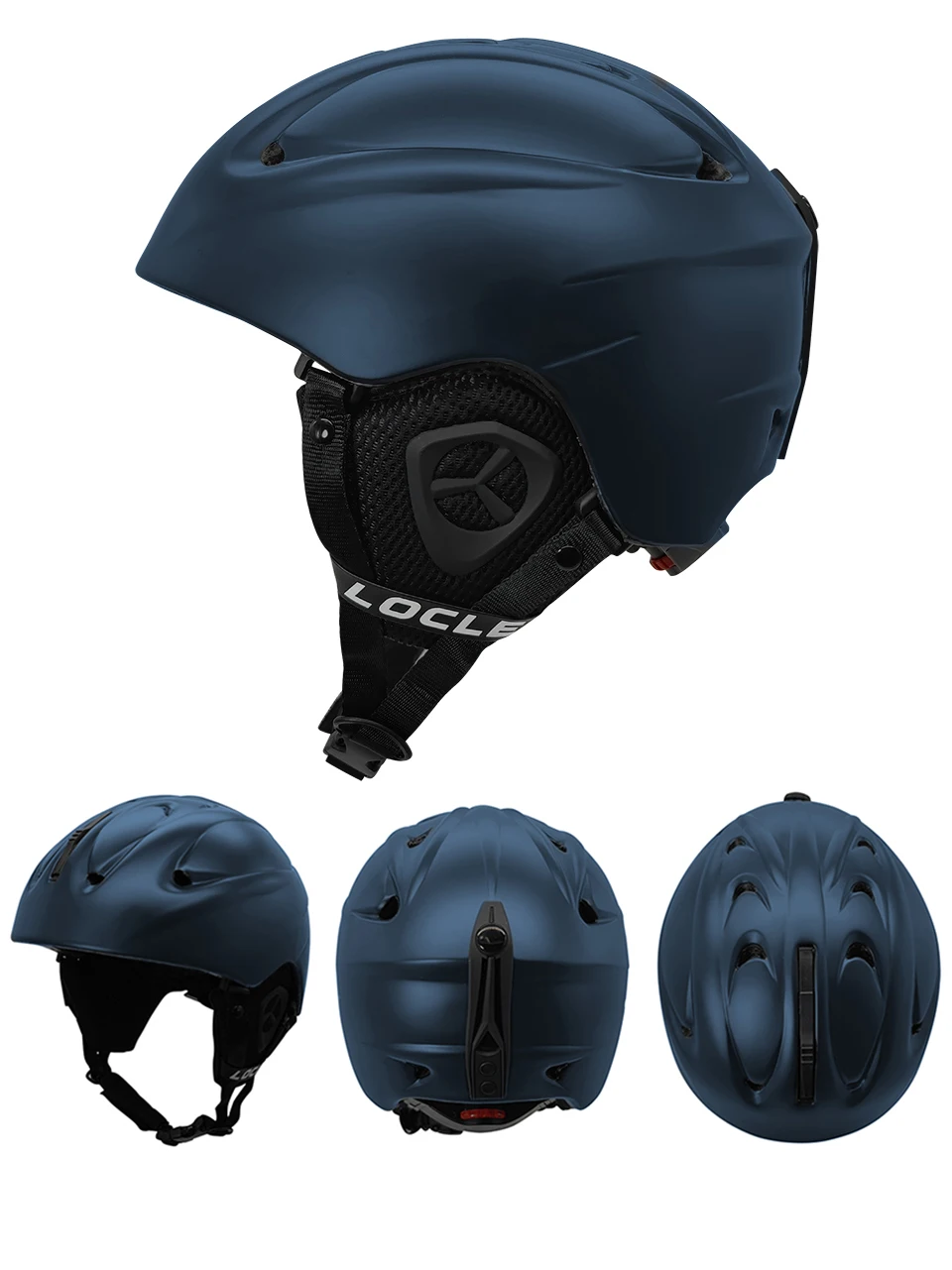 LOCLE Ski Helmet Men Women CE Safety In-mold Skiing Snowboard Skateboard Snowmobile Helmet Size S/M/L/XL