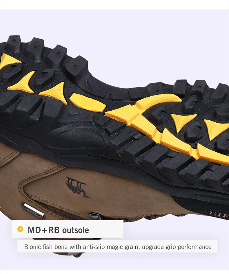 GOLDEN CAMEL Waterproof Hiking Shoes High TopTactical Military Hiking Boots Anti-Slip Man Sneakers Trekking Shoes For Men 2023