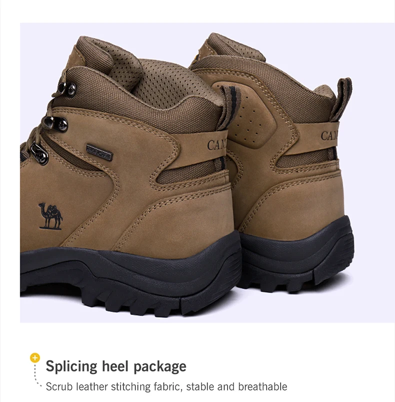 GOLDEN CAMEL Waterproof Hiking Shoes High TopTactical Military Hiking Boots Anti-Slip Man Sneakers Trekking Shoes For Men 2023