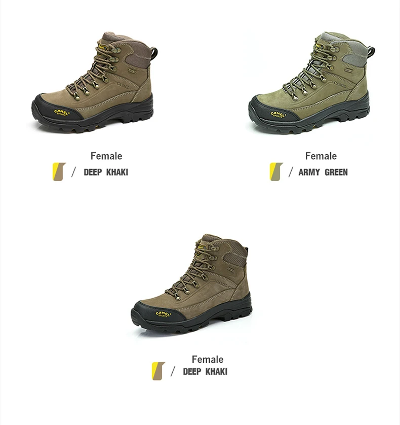 GOLDEN CAMEL Waterproof Hiking Shoes High TopTactical Military Hiking Boots Anti-Slip Man Sneakers Trekking Shoes For Men 2023