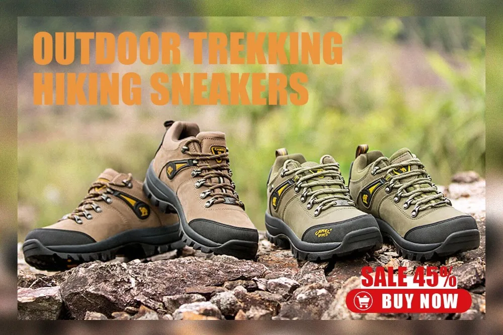 GOLDEN CAMEL Waterproof Hiking Shoes High TopTactical Military Hiking Boots Anti-Slip Man Sneakers Trekking Shoes For Men 2023
