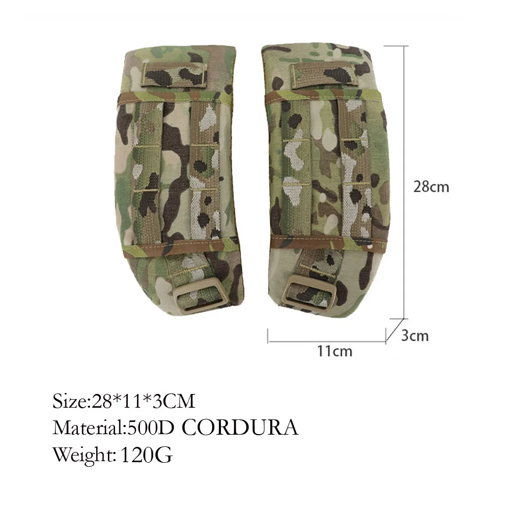 1 Pair Backpack Reinforced Waistband Tactical Waist Pad Protection For 2-/day ASAP 38mm Waist Belt
