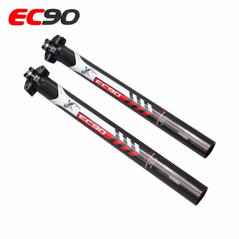 Ultralight Full Carbon Fiber Bicycle Seatpost Road Bike Seat Tube MTB Seatpost Double Nail Clamp Riding Accessories 2022 3K