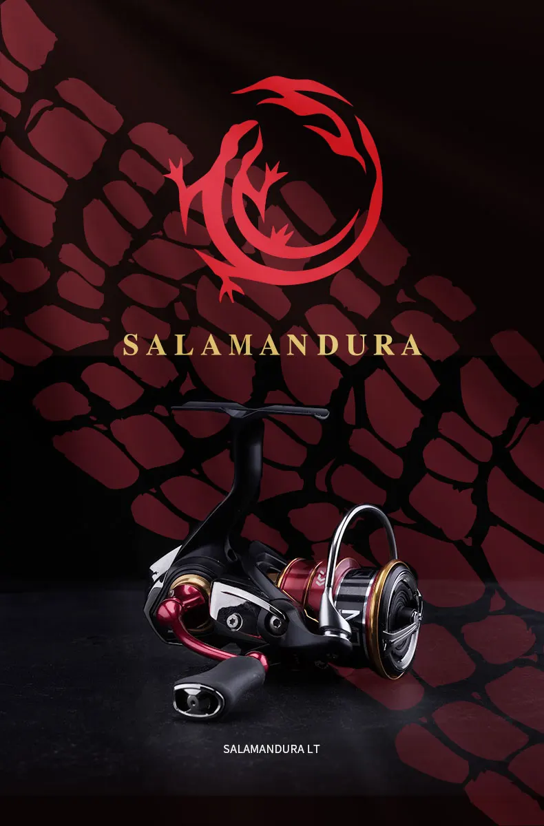 2022 NEW DAIWA SALAMANDURA LT Spinning Fishing Reel Baitcasting Reel 7+1BB Drag 5-10KG Wheels