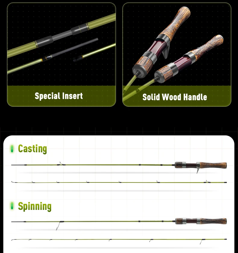 Kingdom Fishing Rods STREAM KING Ultralight 62g Spinning Casting 1.45 1.65 1.39 1.53m UL Baitcasting Travel Stream Fishing Rod