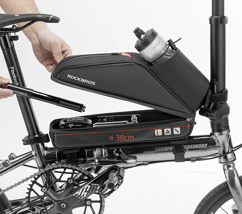 ROCKBROS Scooter Bike Bag Waterproof Electric Scooter Head Handle Bag Large Capacity MTB Road Bicycle Bag Scooter Accessories