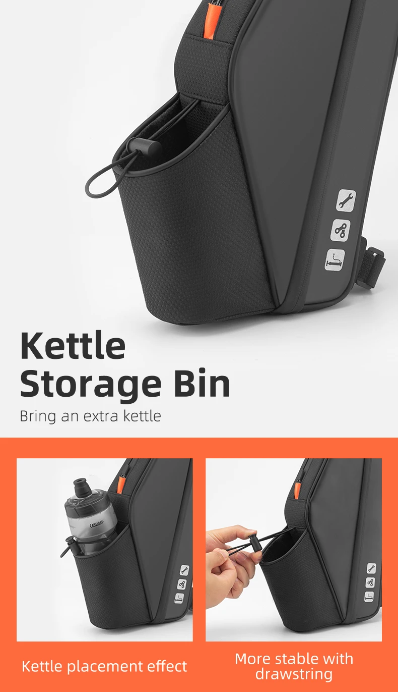ROCKBROS Scooter Bike Bag Waterproof Electric Scooter Head Handle Bag Large Capacity MTB Road Bicycle Bag Scooter Accessories