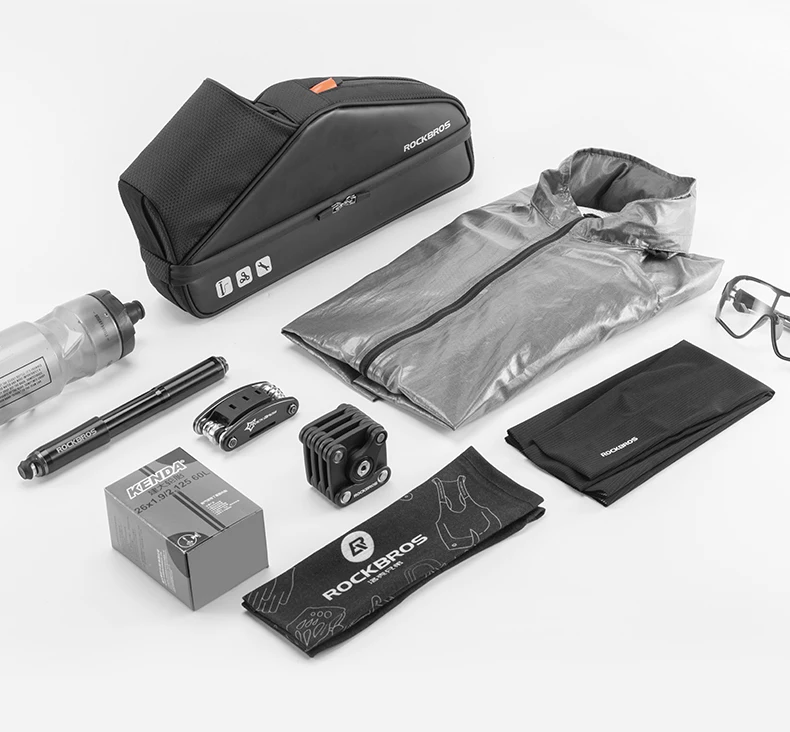 ROCKBROS Scooter Bike Bag Waterproof Electric Scooter Head Handle Bag Large Capacity MTB Road Bicycle Bag Scooter Accessories