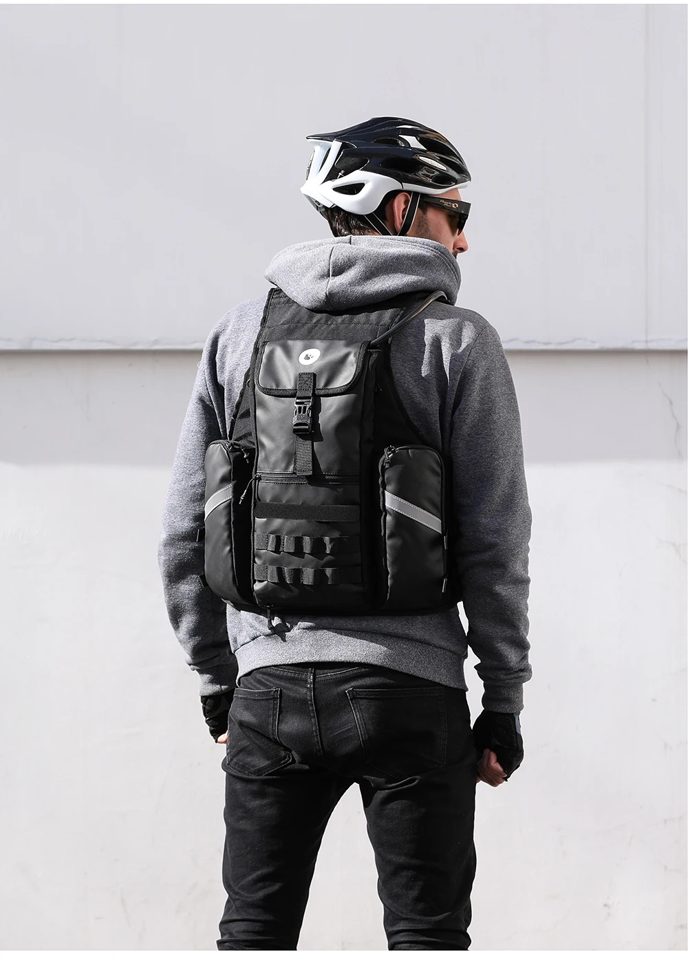 Rhinowalk Bicycle Jacket Motor Vest Fashion Breathable Motocross Vest Adjustable Size Support 2L/3L Water Bag And Back Helmet